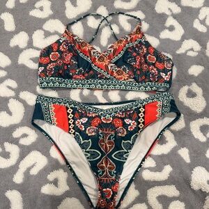 Floral women’s bikini Swimsuit